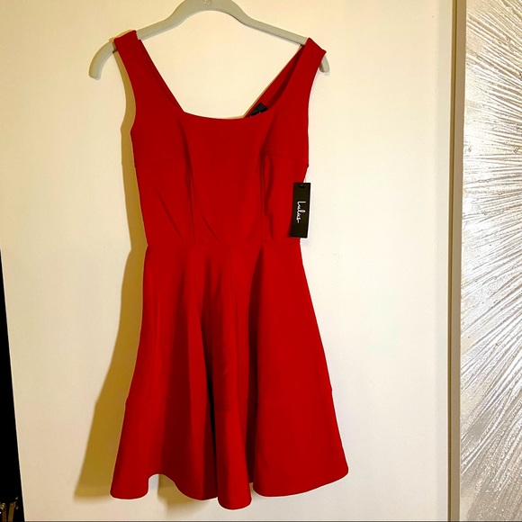 Lulu's Red Mini Dress - Picture 2 of 3